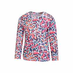 Mountain Warehouse Childrens/Kids Talus Animal Print Base Layer Set - 2-3 Years, Bright Pink