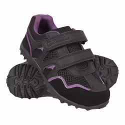 Mountain Warehouse Childrens/Kids Mars Non Marking Trainers - 10 UK Child, Black/Purple