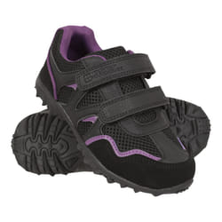 Mountain Warehouse Childrens/Kids Mars Non Marking Trainers - 13 UK Child, Black/Purple