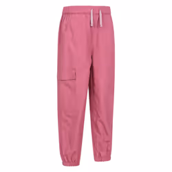Mountain Warehouse Childrens/Kids Ridgeway Jersey Lined Parachute Pants - 13 Years, Dark Pink