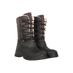 Mountain Warehouse Mens Plough Sherpa Lined Snow Boots - 8 UK, Brown