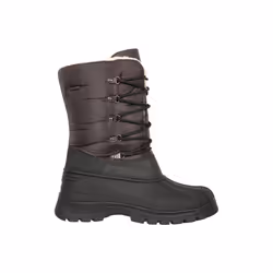Mountain Warehouse Mens Plough Sherpa Lined Snow Boots - 8 UK, Brown