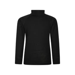 Mountain Warehouse Childrens/Kids Merino Wool Roll Neck Base Layer Top - 7-8 Years, Black