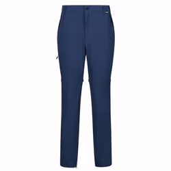 Regatta Mens Travel Light Zip-Off Trousers - 40R, Moonlight Denim