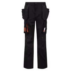 Regatta Mens Band Of Builders Work Trousers - 30S, Black