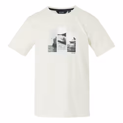 Regatta Mens Cline IX Photograph T-Shirt - 5XL, Stone White