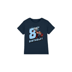 Thor Childrens/Kids 8th Birthday T-Shirt - 7-8 Years, Navy