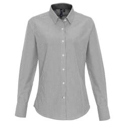 Premier Womens/Ladies Striped Cotton Blend Shirt