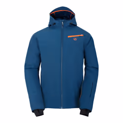 Dare 2B Mens Eagle II Ski Jacket - S, Moonlight Denim/Orange Rust