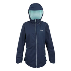 Regatta Womens/Ladies Hamara IV Waterproof Jacket - 18 UK, Navy/Icy Morn
