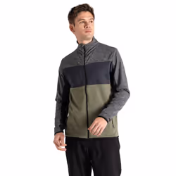 Dare 2B Mens Venture Fleece Jacket - XS, Charcoal Grey/Black Marl/Olivine Green