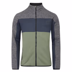 Dare 2B Mens Venture Fleece Jacket - XXL, Charcoal Grey/Black Marl/Olivine Green