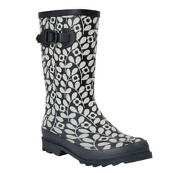 Regatta Womens/Ladies Orla Kiely Jasmine Flower Quarter Wellington Boots - 8 UK, Black