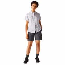 Regatta Womens/Ladies Travel Meadow Floral Packaway Short-Sleeved Shirt - 12 UK, Lilac Hint