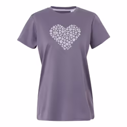 Regatta Womens/Ladies Fingal IX Heart T-Shirt - 8 UK, Purple Sage