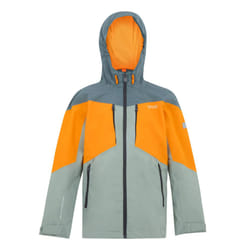 Regatta Childrens/Kids Highton VI Waterproof Jacket - 3-4 Years, Glacier/Bright Marigold