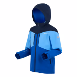 Regatta Childrens/Kids Highton VI Waterproof Jacket - 7-8 Years, Olympian Blue/Elysium Blue/Navy