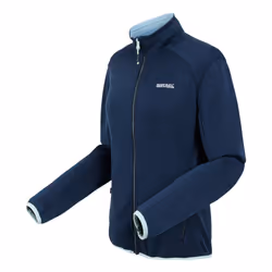 Regatta Womens/Ladies Newhill II Full Zip Fleece Jacket - 8 UK, Navy/Icy Morn