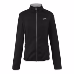 Regatta Womens/Ladies Newhill II Full Zip Fleece Jacket - 18 UK, Black/Oyster Mushroom