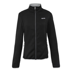 Regatta Womens/Ladies Newhill II Full Zip Fleece Jacket - 18 UK, Black/Oyster Mushroom