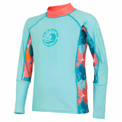 Regatta Childrens/Kids Hoku II Tropical Leaves Swim Top