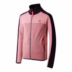 Dare 2B Childrens/Kids Emergent IV Stretch Midlayer - 9-10 Years, Deep Plum/Lilas