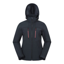 Mountain Warehouse Womens/Ladies Genesis Windproof Soft Shell Jacket - 20 UK, Black