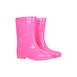 Mountain Warehouse Childrens/Kids Plain Wellington Boots - 5 UK, Bright Pink