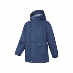 Mountain Warehouse Childrens/Kids Coast Jersey Lined Waterproof Jacket - 5-6 Years, Navy