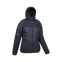 Mountain Warehouse Womens/Ladies Agile Padded Soft Shell Jacket - 10 UK, Black