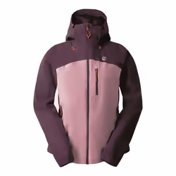 Dare 2B Womens/Ladies Torrek II Colour Block Waterproof Jacket - 16 UK, Deep Plum/Lilas