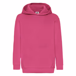 Fruit of the Loom Childrens/Kids Classic Hooded Sweatshirt - 9-11 Years, Fuchsia