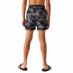 Regatta Childrens/Kids Skander III Camouflage Swim Shorts - 14 Years, Grey/Black
