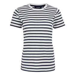 Regatta Womens/Ladies Bayletta Striped T-Shirt - 8 UK, White/Navy
