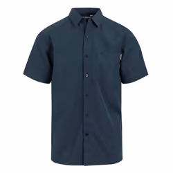 Regatta Mens Mindano IX Circle Short-Sleeved Shirt - S, Moonlight Denim
