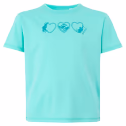 Regatta Childrens/Kids Alvarado IX Hearts T-Shirt - 9-10 Years, Aruba Blue