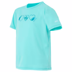 Regatta Childrens/Kids Alvarado IX Hearts T-Shirt - 14 Years, Aruba Blue
