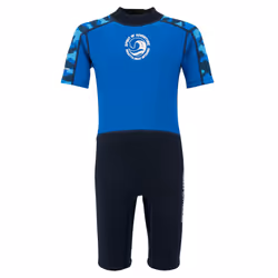 Regatta Childrens/Kids Camo Wetsuit - 9-10 Years, Navy/Olympian Blue