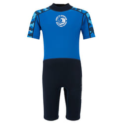 Regatta Childrens/Kids Camo Wetsuit - 9-10 Years, Navy/Olympian Blue