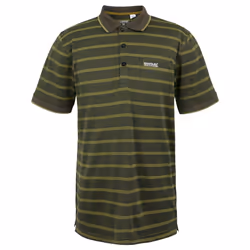 Regatta Mens Kildra Polo Shirt - XXL, Black