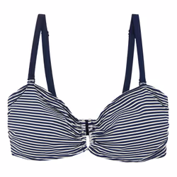 Regatta Womens/Ladies Aceana III Seeksucker Bikini Top - 10 UK, Navy/White
