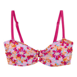 Regatta Womens/Ladies Aceana III Summer Floral Bikini Top - 10 UK, Pink/Blue/Orange