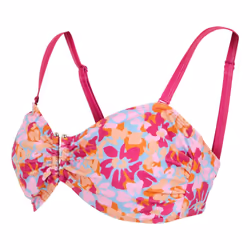 Regatta Womens/Ladies Aceana III Summer Floral Bikini Top - 10 UK, Pink/Blue/Orange