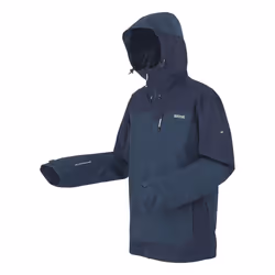 Regatta Mens Highton IV Stretch Waterproof Jacket - 5XL, Moonlight Denim/Navy