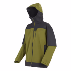 Regatta Mens Highton IV Stretch Waterproof Jacket - L, Nephrite Green/Ash