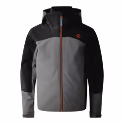 Dare 2B Childrens/Kids Explore II Waterproof Jacket - 14 Years, Black/Granite Grey