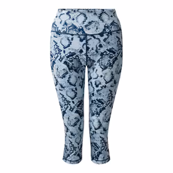Regatta Womens/Ladies Influential II Snake Print 3/4 Length Leggings - 16 UK, Blue