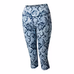 Regatta Womens/Ladies Influential II Snake Print 3/4 Length Leggings - 16 UK, Blue