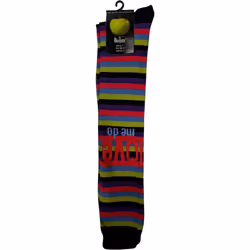 The Beatles Womens/Ladies Love Me Do Striped Knee High Socks