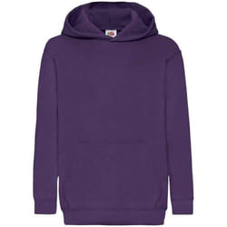 Fruit of the Loom Childrens/Kids Classic Hooded Sweatshirt - 14-15 Years, Purple